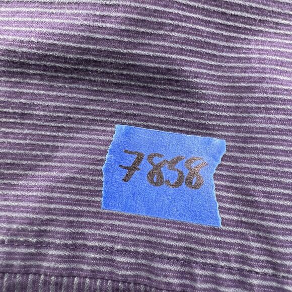 Armani Exchange Shirt Adult 2XL XXL Purple Slim Fit Button Up Long Sleeve Casual - Picture 14 of 14